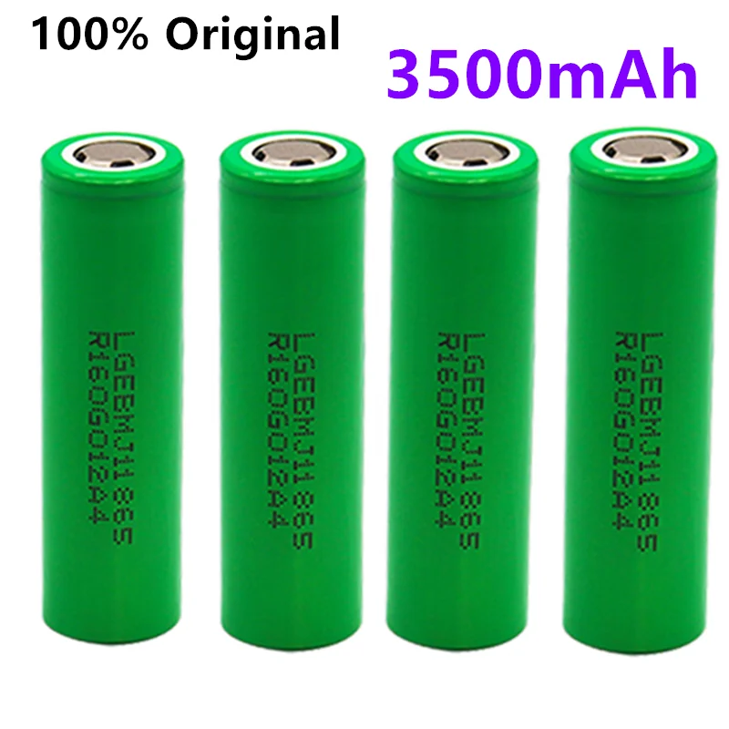 100% Original MJ1 3,7 V 3500 mah 18650 batería de litio recargable para las baterías de la linterna para 18650 LG MJ1 3500 mah batería de la batería