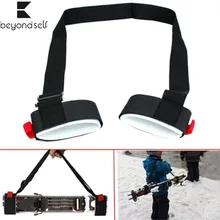 1,2 м Регулируемая пряжка ручной лыжный нейлоновый фиксированный ремень ручка ремень сумка через плечо ручной переноска черный крюк петля защита 530970