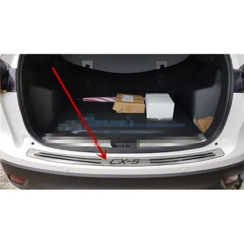 

Car styling for Mazda CX-5 CX 5 CX5 2012-2016 Stainless Steel car Rear Bumper Protector Sill Trunk Tread Plate Trim