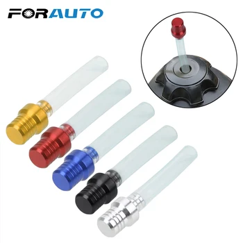 

FORAUTO Motorcycle Gas Petrol Tank Fuel Pressure Reducing Cap Aluminum Alloy Valve Vent Breather Pipe Hose Bikes Care Tools