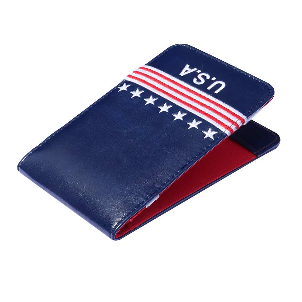 Гольф-мастер держатель карты Yardage обложка книги 6,3 дюйма x 4 дюйма США кожа Прочный