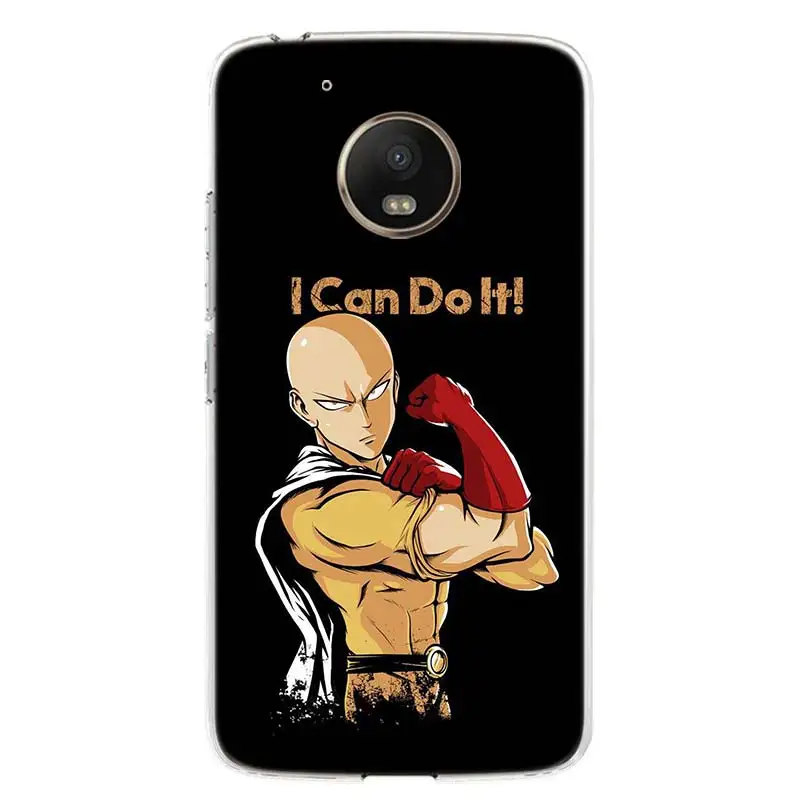 Чехол для телефона One-Punch Man аниме для Motorola Moto G7 G6 G5S G5 E4 Plus G4 E5 Play power EU Подарочный чехол с рисунком - Цвет: TW042-2
