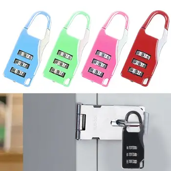 

3 Digit Lock Suitcase Luggage Shed Locker Padlock Metal Password Combination