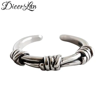 

Fashion 925 Sterling Silver Bow Bowknot Rings For Women Adjustable Size Finger Rings Girls Party Wedding Jewelry