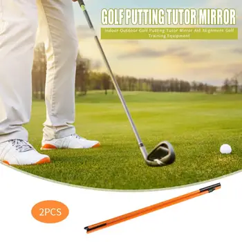 

Outdoor 2pcs Golf Alignment Sticks 3 Sections Foldable Golf Putting Ball Position Aid Training Tool Equipment Supplies