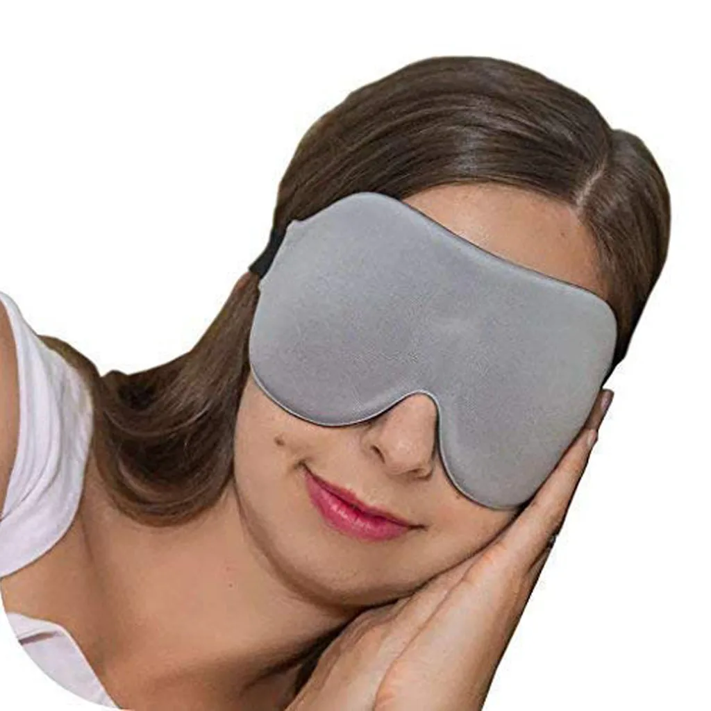 

1 PC Relax Eye Patch For Women Men Sleep Mask Best Night and Travel Adjustable Eye Mask Padded Shade Cover #1125