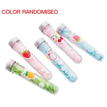 

Portable Mini Disposable Soap Tablets Test Tube Hand Washing Soap Slice for Kitchen Travel Random Color