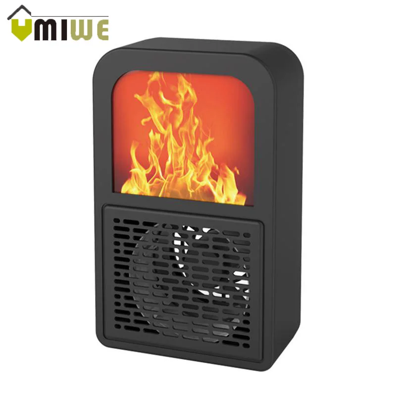 

3D Energy-saving Electric Heater Mini Portable Personal Winter Warmer Fan Indoor Desktop Quiet Heater For Car Office US/ EU Plug