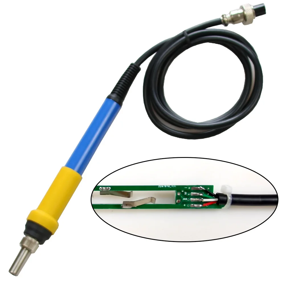 QUECOO 4pin T12-M8 9501 907 P9 Handle For T12-952/942/956 Soldering Iron stationTemperature Digital Electric Controller 2