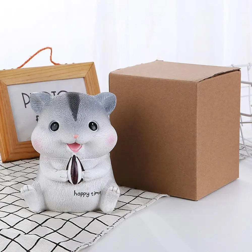 Милая мультяшная небьющаяся игрушка хомяк сберегательная банка для монет