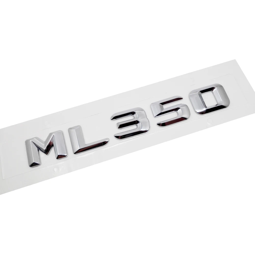 Хромированная наклейка для Mercedes Benz ML Class W163 W164 W166 W204 W203 W211 W210 W212 W205 Cla ML350|Наклейки