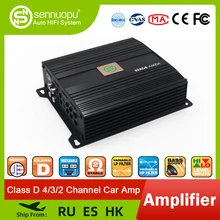 Sennuopu A6004 amplificatore Audio per auto per processore Audio automobilistico 4Ch 12 V Bluetooth Box 2 canali amplificatore Stereo di classe D per auto