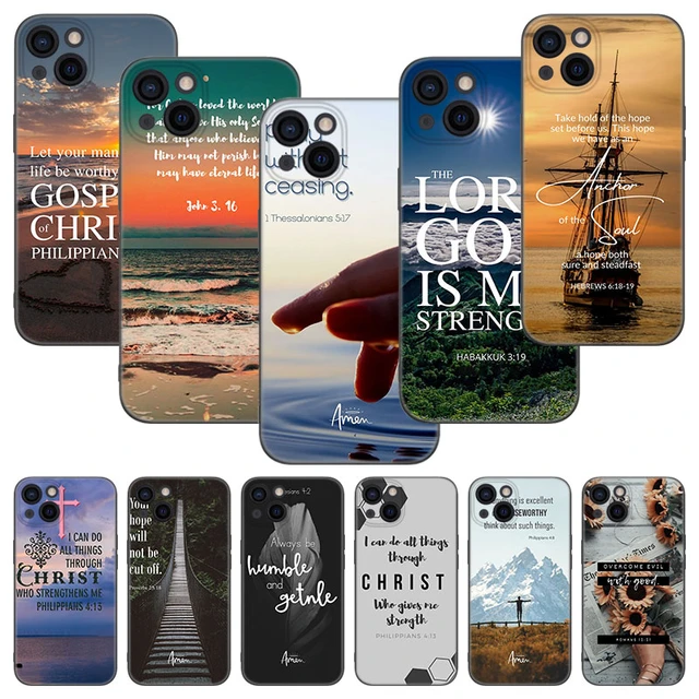  iPhone 7 Plus/8 Plus Hooked On Jesus Bible Verse Fishing  Religious Christian God Case : Cell Phones & Accessories