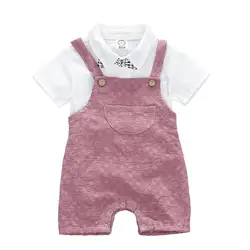 Весенне-осенние комплекты одежды для новорожденных девочек модный костюм, футболка + штаны, костюм верхняя одежда для маленьких девочек