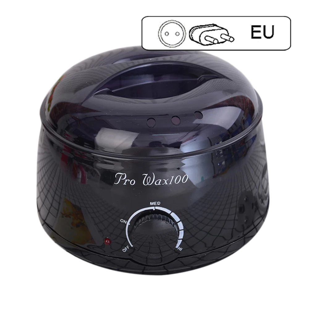 EU Plug Профессиональная электрическая Депиляционная безболезненная эпиляция, нагреватель воска, машина для горячего воска, нагреватель для расплава, машина для удаления волос - Цвет: EU Plug