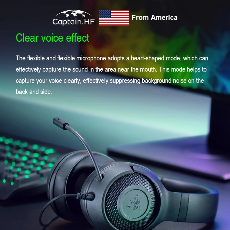 US Captain Ultra Light Gaming Surround Sound Wired
