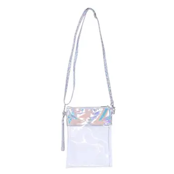 

Women Transparent Shoulder Crossbody Bag Tote Wristlet Satchel Purse L9BE