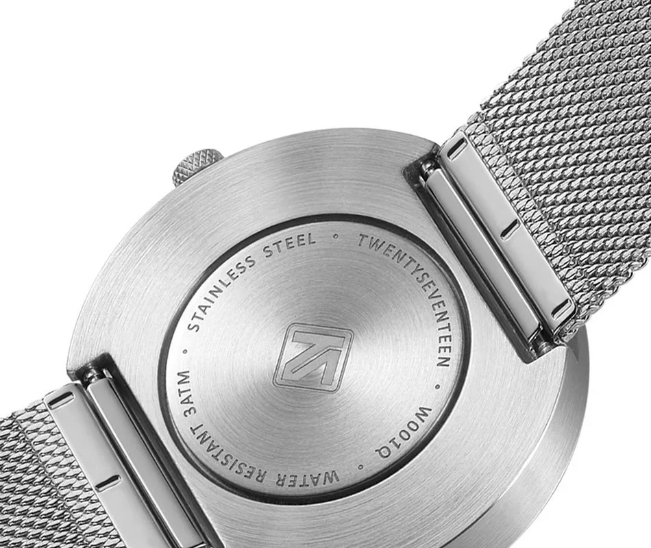 Xiaomi TwentySeventeen Stainless Quartz Couple Wristwatch Men Women Watch Waterproof Steel Strap Bracelet 3ATM Gift For Lover (5)