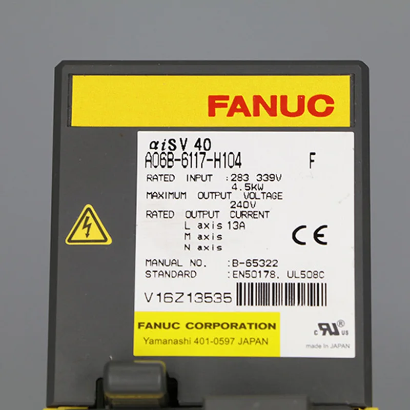 Модуль сервоусилителя fanuc A06b 6117 h104 Fanuc Alpha iSV 40|servo module|modulemodule amplifier |