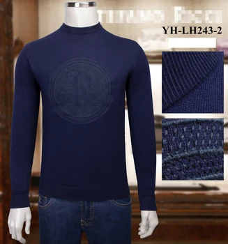 

Billionaire sweater men's 2020 winter New Business fashion Casual warm elasticity England high quality embroidery big M-4XL