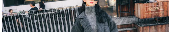 Шерстяное клетчатое пальто с погоном и спущенными плечами зимнее свободное утепленное двубортное шерстяное пальто выше колена для женщин
