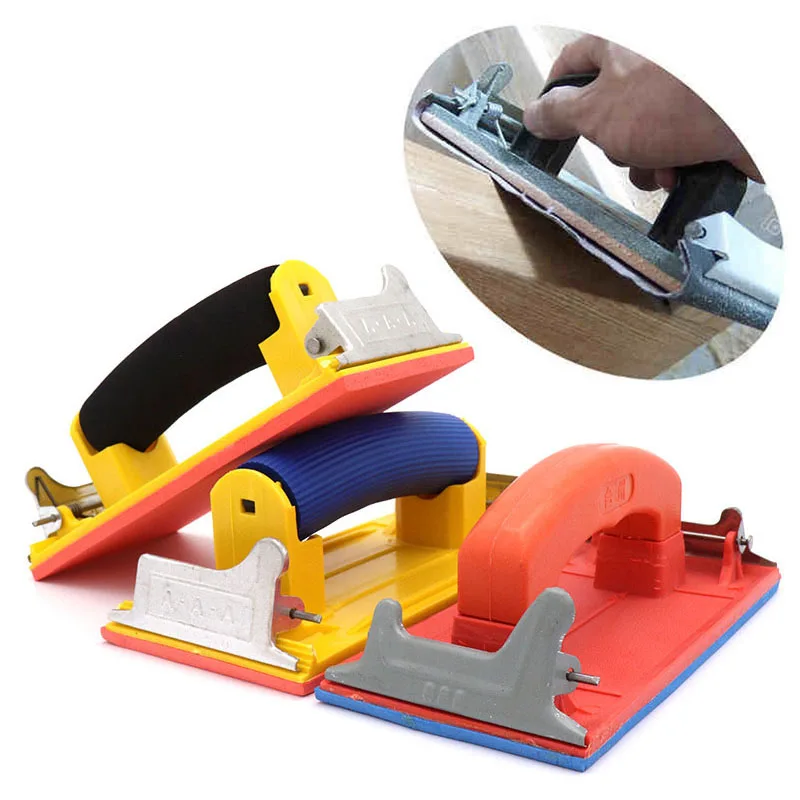 

Sandpaper Holder Grinding Polish Tool Walls Woodworking Polishing Abrasive Tool Wall Sand Board Special Frame Sander Tool