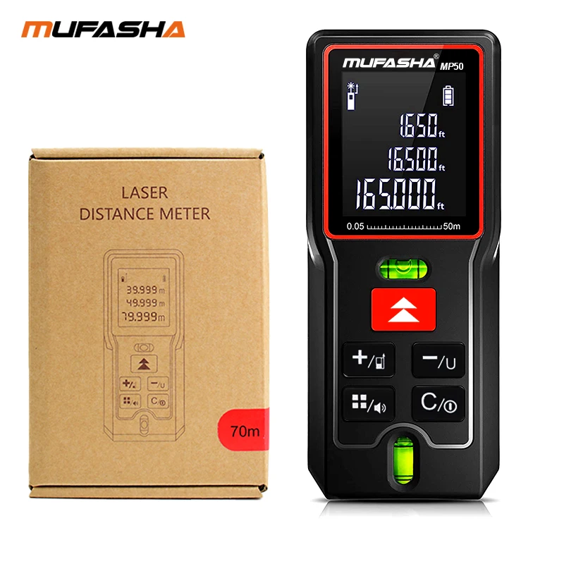 Portable Laser Distance Meter Degital Measuring Tool Rangefinder laser rangefinder distance meter electronic component measurement tool