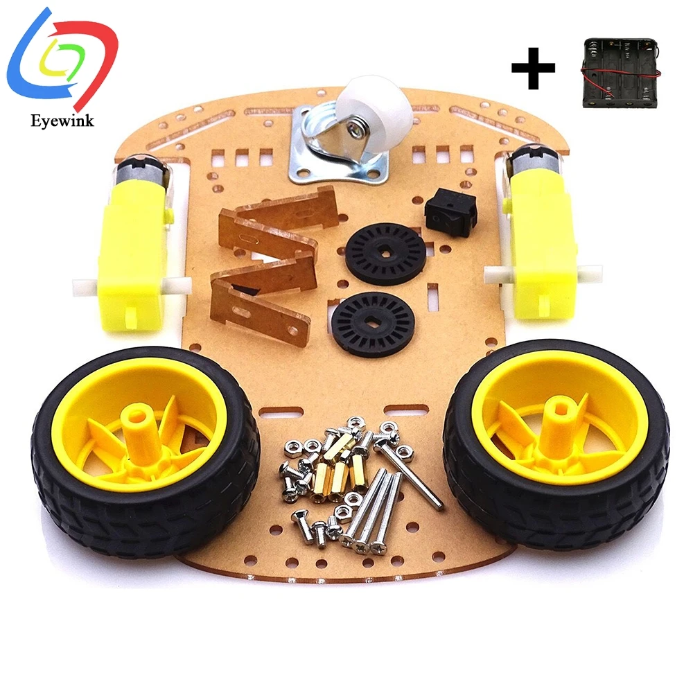 Новый двигатель умный робот автомобильный комплект шасси кодировщик скорости