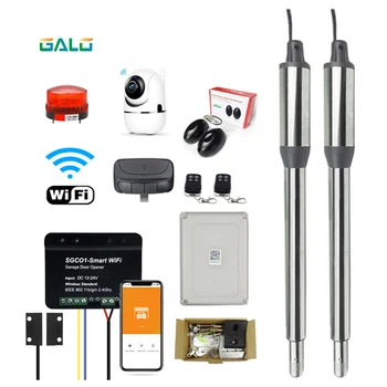 

AC110-AC220V Wireless swing gate opener remote control number optional smart video phone control Auto Swing Gate Motor