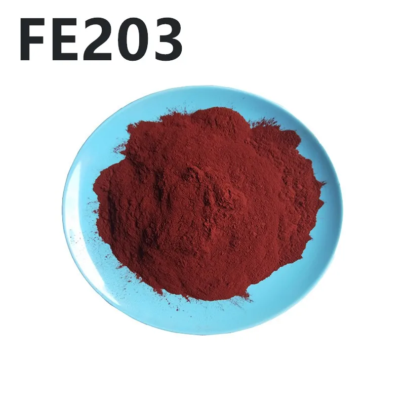 Порошок оксида железа Fe2O3 nano red 99.9% чистоты для пластика/резины/керамического