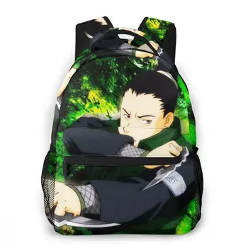 

Nara Shikamaru Custom Japanese Anime Naruto Print Cartoon Image paiting Casual Backpack