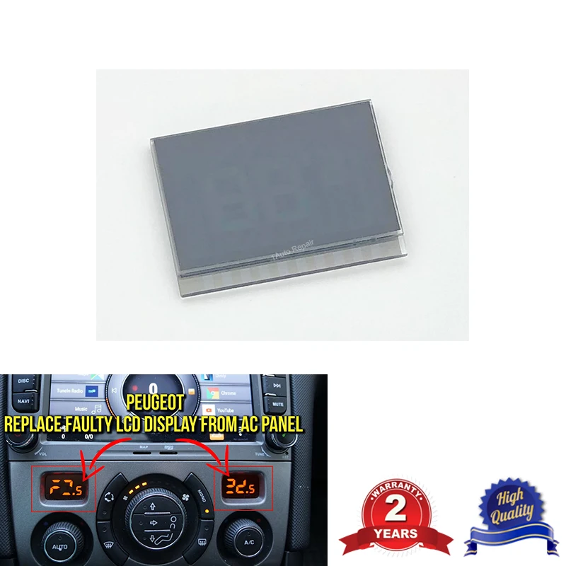 Air Conditioning Module Screen ACC Panel LCD Display for Peugeot 308 308CC 408 2007-2013 lcd display touch screen display
