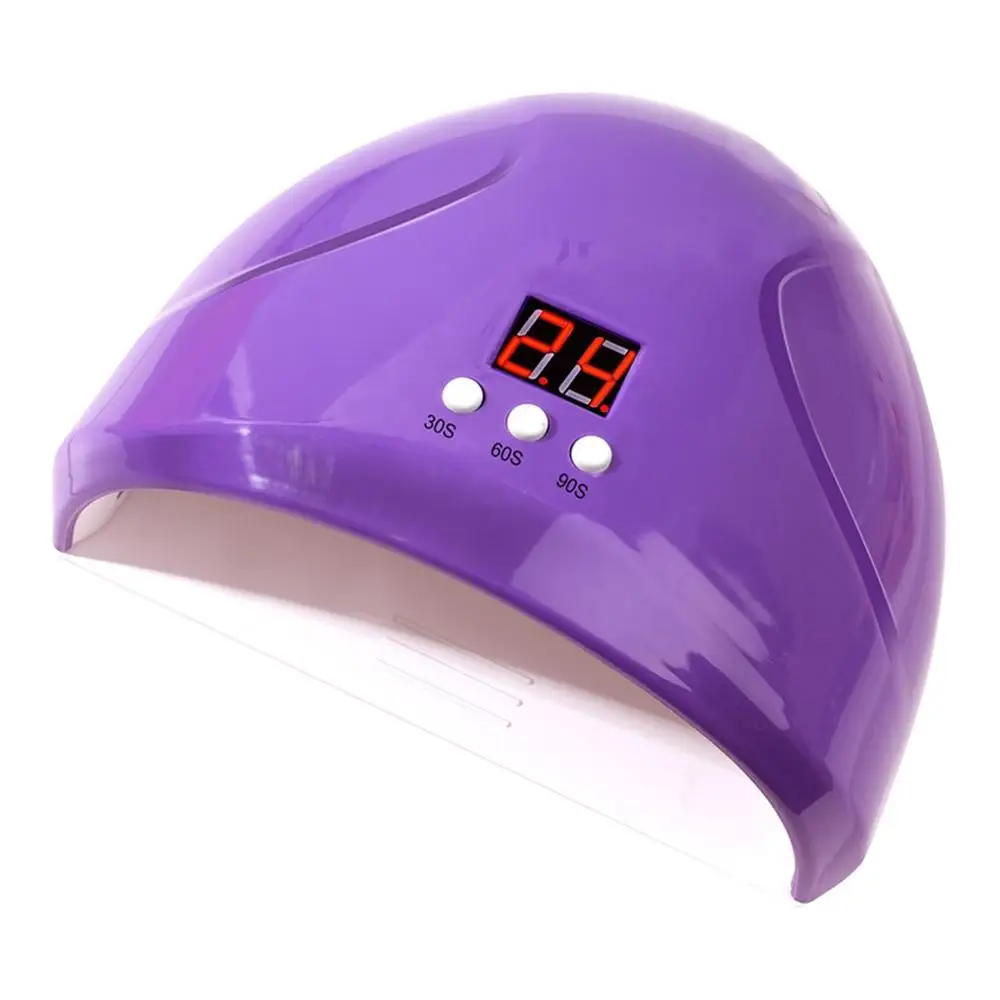 Светодиодная УФ-лампа для ногтей 36 Вт УФ-гель для отверждения ногтей машина для дизайна ногтей USB лампа для маникюра Гель-лак для ногтей сушилка для домашнего салона Прямая поставка - Цвет: Purple