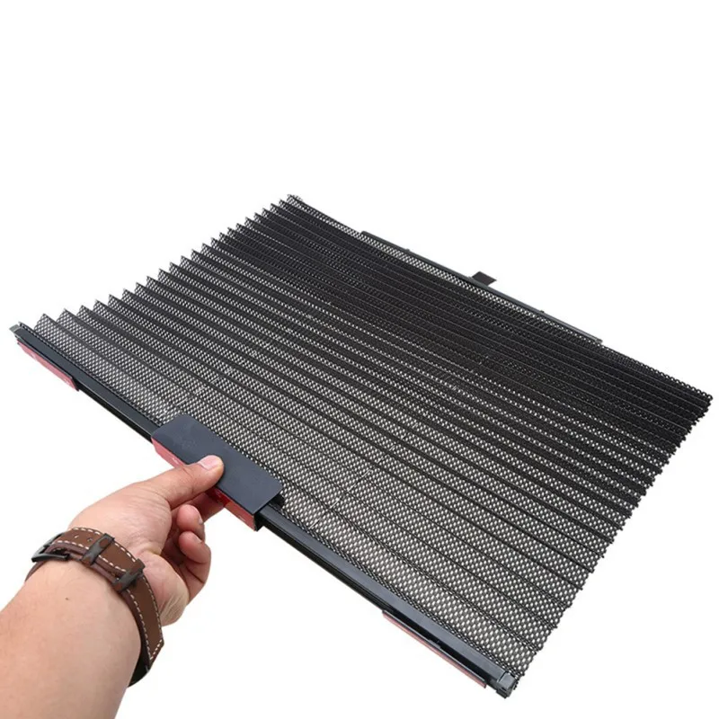 

Retractable Car Side Window Sunshade Curtain Roller Premium Tear Resistant Blind Folding Sun shade Shield Sun Glare Protection