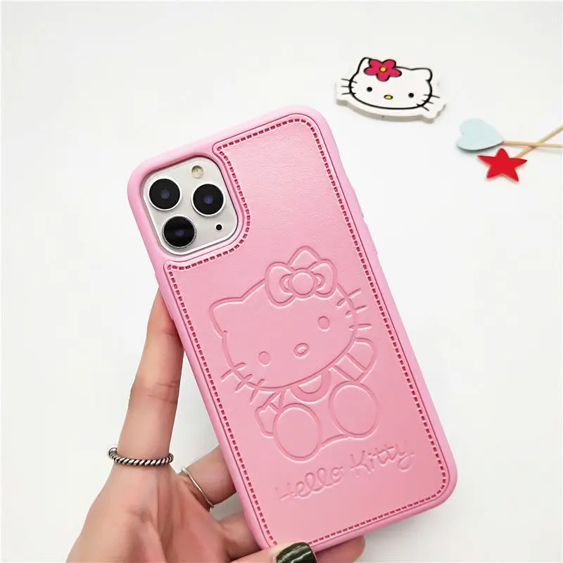 Чехол Hello Kitty для iPhone 6S/7/8P/X/XR/XS/XSMAX/11/12Pro/12mini Phone Blu-ray мягкий чехол | Мобильные