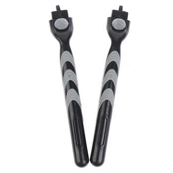 

Plastic Shaving Razor Handle Mach3 Shaving Razor Blade Replacement Handle Replaceable Holder Without Blade