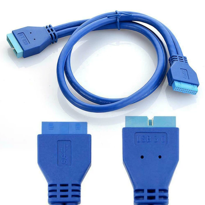 USB 3,0 материнская плата 20 Pin гнездо «Папа-мама» УДЛИНИТЕЛЬ шнур X-Best