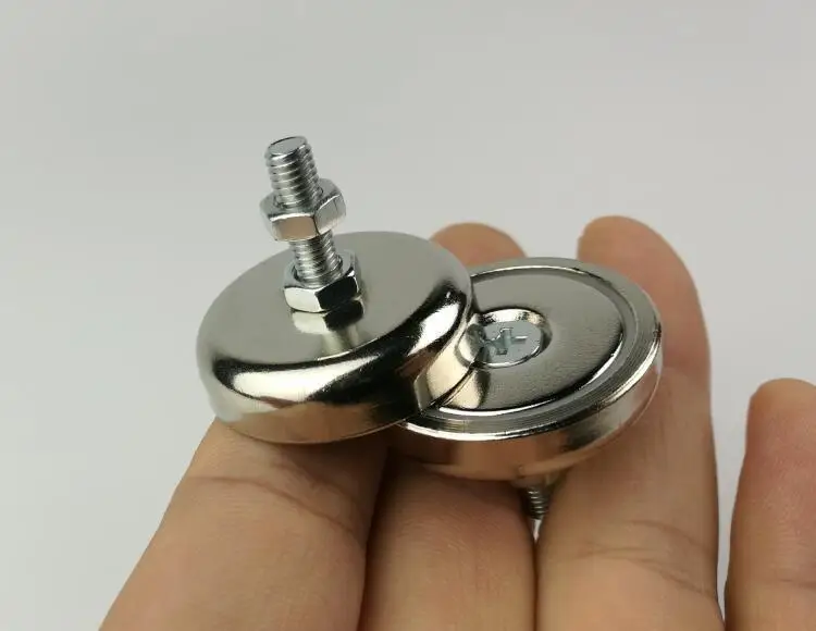 10 шт. D32X8mm сильный pull-force неодимовый магнит с резьбой M5X17mm Led освещение магнитное основание POS демонстрационный стенд полка магнит