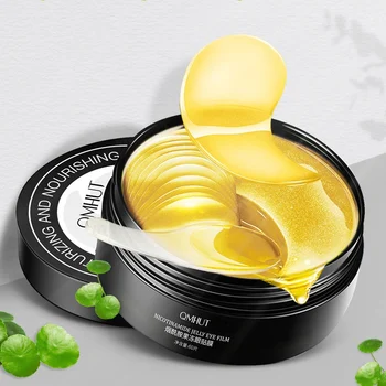 

60 Pcs Nicotinamide Jelly Gold Eye Mask Moisturizing Remove Eye Bags Black Circles Anti-aging Eye Patch Skincare