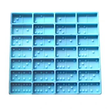 

DIY Silicone Mould Dominoes Game Play Epoxy Resin Molds Casino Fun Art Crafts