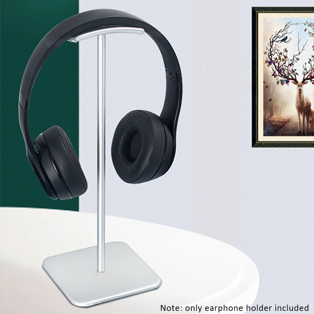 Non Slip Aluminum Alloy Headphone Stand Universal Holder Organizer Gaming Headset Storage Detachable Support Bar Home Office