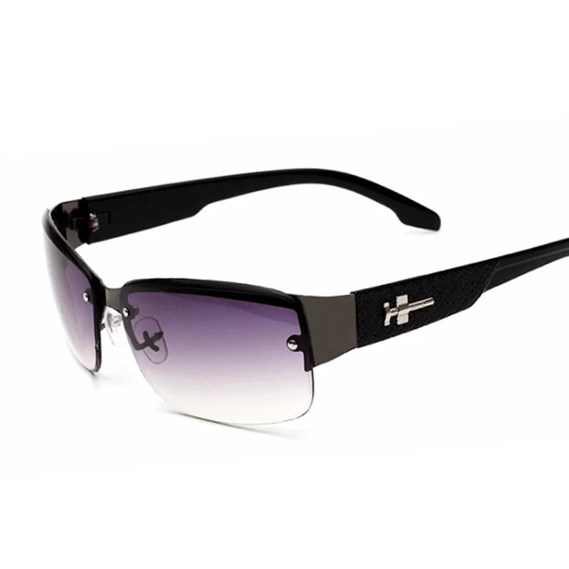 Vintage Rectangle Sunglasses Women Classic Retro Half Frame Shades_voghion.com
