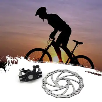 

For Mtb Bike Brake Hb100 Bicycle Brakes Caliper W Rotors Bicycle Parts Hydraulic Piston Two-Way W V-Brake Lever