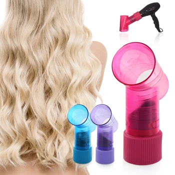 

DIY Magic Hair Roller Hair Diffuser Salon Drying Cap Blow Dryer Wind Curl Hair Dryer Cover Roller Curler Diffuser Styling Tools