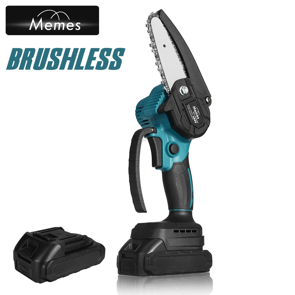 Electric Chain Saw 4 Inch 21V Brushless Pruning Saws Garden Mini Wood Cutter Power Tool For Makita 18V Battery | Инструменты