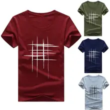 

Hot Sales Creative1 Line Cross Printed Tee Top Women Summer Short Sleeve O Neck T-Shirt