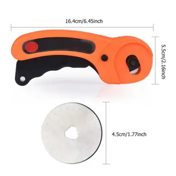

New 5/10pcs 45mm Rotary Cutter Set Blades Fabric Circular Quilted Leather Cutter Leathercraft Sewing Tool Leather Cutter Blade