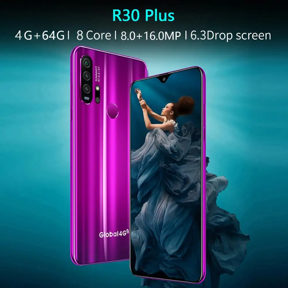 Global version SOYES R30 Pro 6.3Inch 4+64GB Mobile