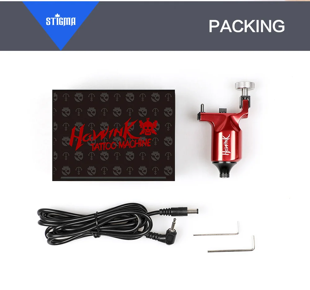 Rotary Tattoo Machine Gun Permanent Makeup Rotary Machine Liner Shader Tattoo Machine RCA Motor Rotary Gun Tattoo- 4 Colo