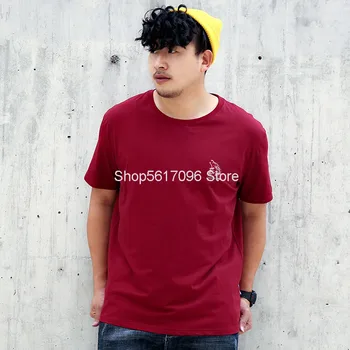 

Big Size Men's Wear Short Sleeve T Shirt Plus Fat Plus Men Short Sleeve T Shirt Loose Fat Man Fat Short Sleeve T